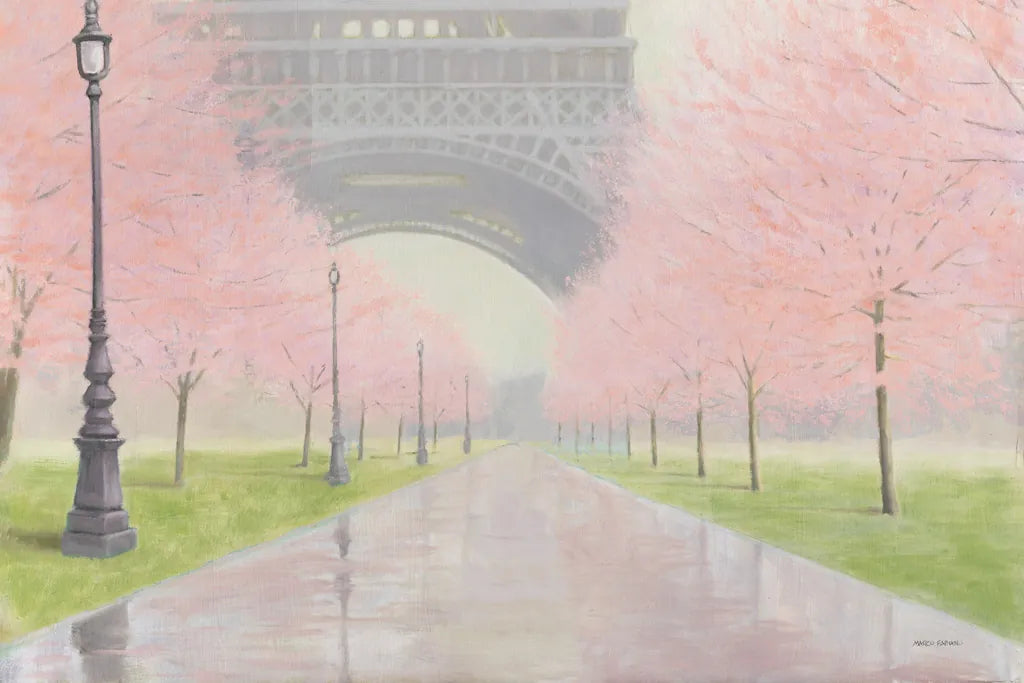 Printemps a Paris I v2 by Marco Fabiano. SKU 58298i. Archival Giclee Fine art print for wall decor.