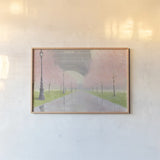 Printemps a Paris I v2 by Marco Fabiano. shown as a paper print in a natural frame. Available as a archival giclee rolled canvas, fine art paper, or poster print. SKU 58298i.