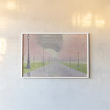 Printemps a Paris I v2 by Marco Fabiano. shown as a paper print in a white frame. Available as a archival giclee rolled canvas, fine art paper, or poster print. SKU 58298i.