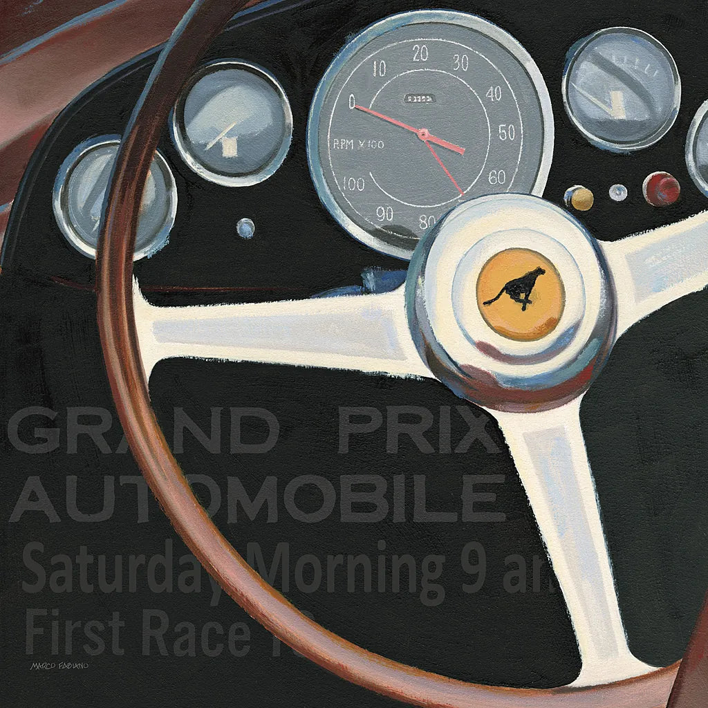RPM I with Words by Marco Fabiano. SKU 16423a. Archival Giclee Fine art print for wall decor.