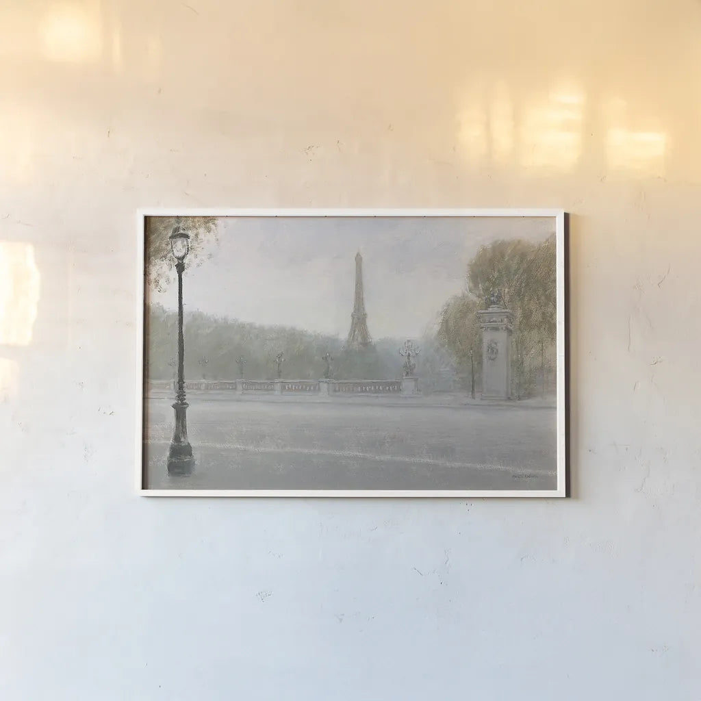 Ride in Paris IV by Marco Fabiano. shown as a paper print in a white frame. Available as a archival giclee rolled canvas, fine art paper, or poster print. SKU 32924i.