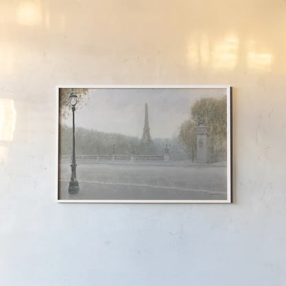 Ride in Paris IV by Marco Fabiano. shown as a paper print in a white frame. Available as a archival giclee rolled canvas, fine art paper, or poster print. SKU 32924i.