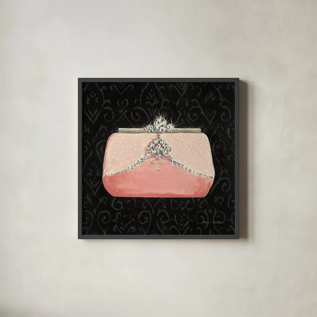 Samanthas Boudoir II by Marco Fabiano. Shown in a sleek black glass frame for a contemporary gallery look. Available as an archival giclee rolled canvas, fine art paper, or poster print. SKU 10747a.