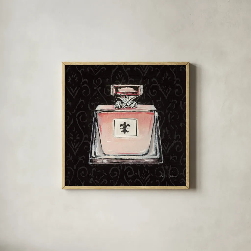 Samanthas Boudoir III by Marco Fabiano. Shown in a natural wood glass frame for a timeless modern aesthetic. Available as an archival giclee rolled canvas, fine art paper, or poster print. SKU 10748a.