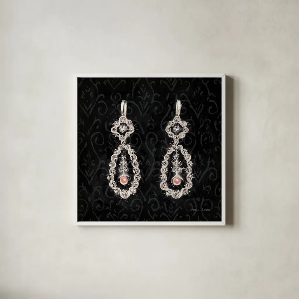 Samanthas Boudoir IV by Marco Fabiano. Shown in a crisp white glass frame for a clean and minimalist style. Available as an archival giclee rolled canvas, fine art paper, or poster print. SKU 10749a.