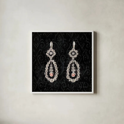 Samanthas Boudoir IV by Marco Fabiano. Shown in a crisp white glass frame for a clean and minimalist style. Available as an archival giclee rolled canvas, fine art paper, or poster print. SKU 10749a.