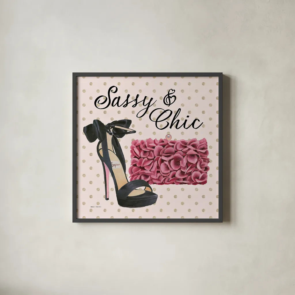 Simply Splendid I by Marco Fabiano. Shown in a sleek black glass frame for a contemporary gallery look. Available as an archival giclee rolled canvas, fine art paper, or poster print. SKU 46468a.