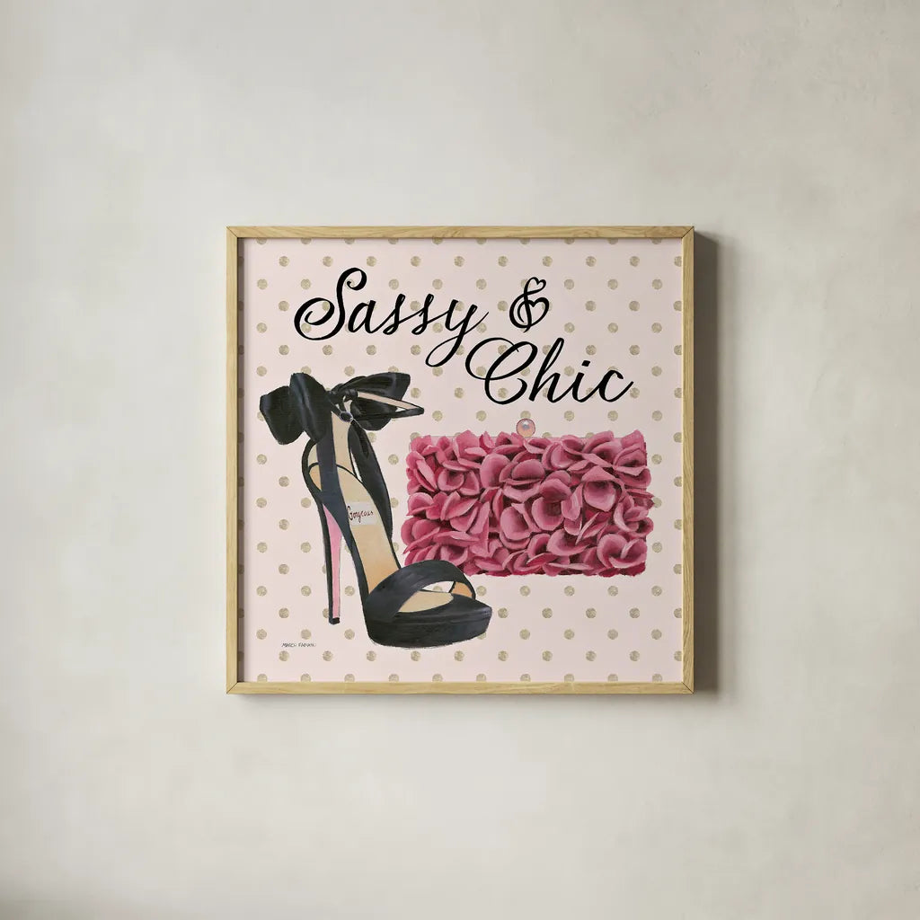 Simply Splendid I by Marco Fabiano. Shown in a natural wood glass frame for a timeless modern aesthetic. Available as an archival giclee rolled canvas, fine art paper, or poster print. SKU 46468a.