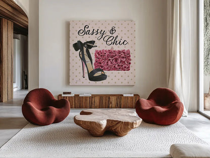 Simply Splendid I by Marco Fabiano. Shown as extra-large giant wall art in a modern living room. Available as an archival giclee rolled canvas, fine art paper, or poster print. SKU 46468a.