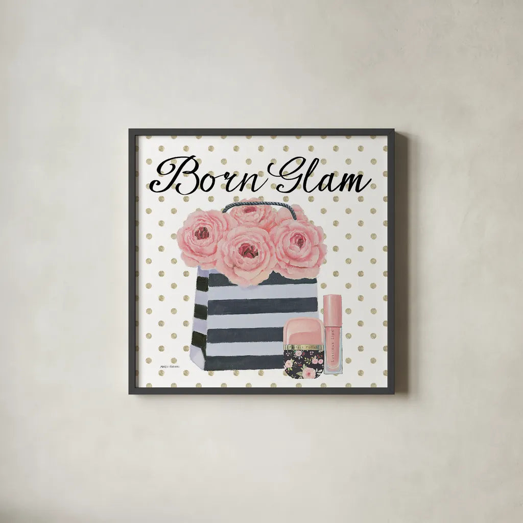 Simply Splendid II by Marco Fabiano. Shown in a sleek black glass frame for a contemporary gallery look. Available as an archival giclee rolled canvas, fine art paper, or poster print. SKU 46469a.