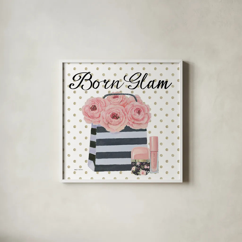 Simply Splendid II by Marco Fabiano. Shown in a crisp white glass frame for a clean and minimalist style. Available as an archival giclee rolled canvas, fine art paper, or poster print. SKU 46469a.