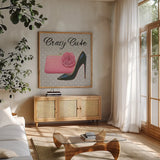 Simply Splendid III by Marco Fabiano. Shown in a natural wood frame in a cozy modern living room. Available as an archival giclee rolled canvas, fine art paper, or poster print. SKU 46470a.