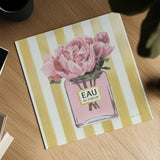 Simply Splendid Perfume by Marco Fabiano. Shown as a detailed flat fine art print, highlighting archival giclee quality. Available as an archival giclee rolled canvas, fine art paper, or poster print. SKU 69126a.