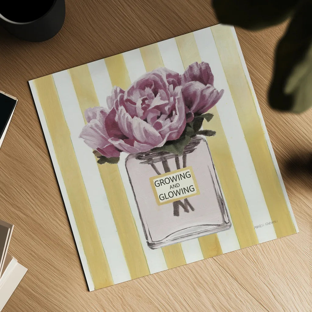 Simply Splendid Perfume v2 by Marco Fabiano. Shown as a detailed flat fine art print, highlighting archival giclee quality. Available as an archival giclee rolled canvas, fine art paper, or poster print. SKU 99188a.