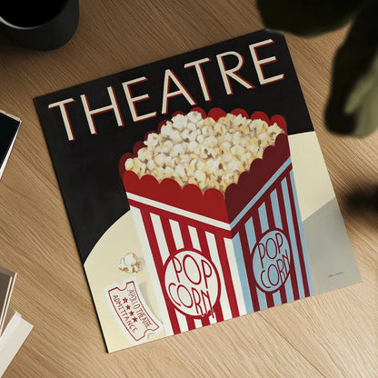 Theatre by Marco Fabiano. Shown as a detailed flat fine art print, highlighting archival giclee quality. Available as an archival giclee rolled canvas, fine art paper, or poster print. SKU 15223a.