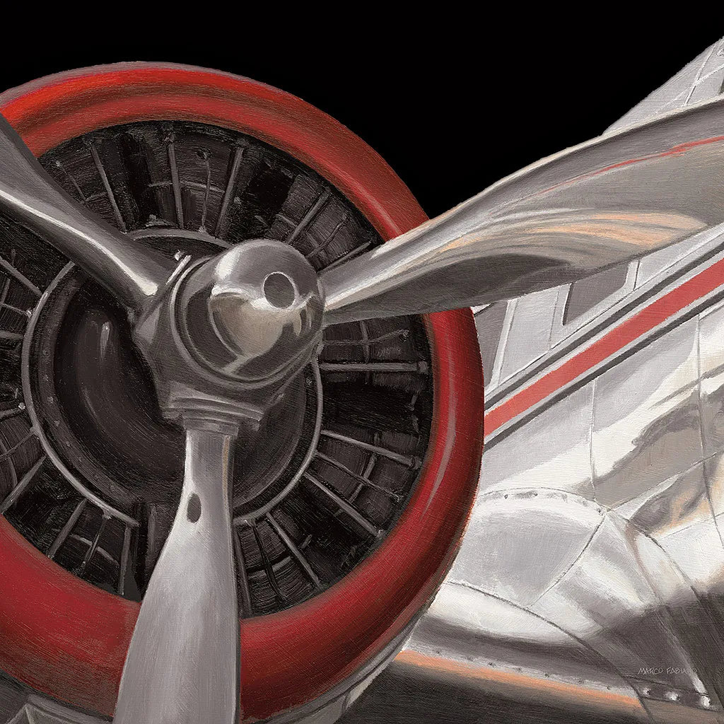 Travel by Air Dark II by Marco Fabiano. SKU 14266a. Archival Giclee Fine art print for wall decor.