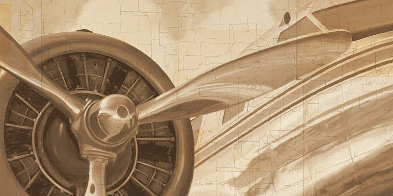 Travel by Air I Sepia No Words Post by Marco Fabiano