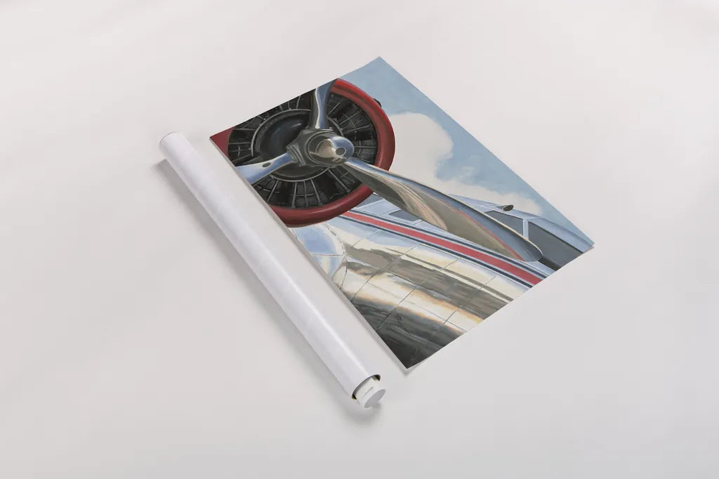 Travel by Air I v2 No Words by Marco Fabiano. shown as a rolled paper print. Available as archival giclee rolled canvas, fine art paper, or poster print. SKU 33821i.