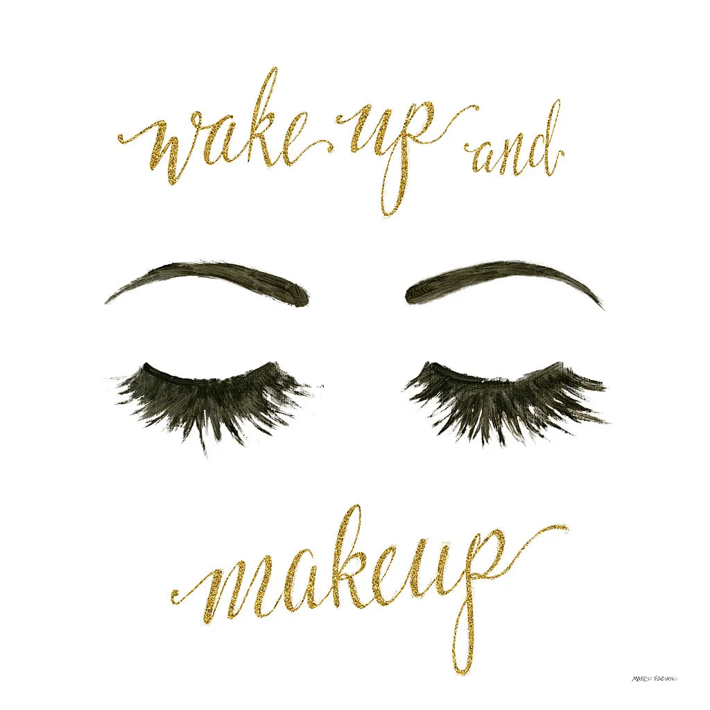 Wake Up and Make Up I by Marco Fabiano. SKU 46222a. Archival Giclee Fine art print for wall decor.