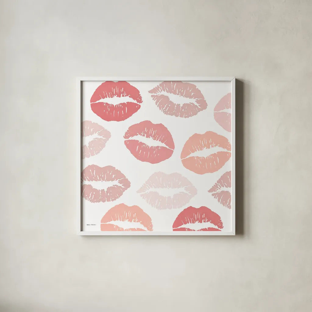 Wake Up and Make Up III by Marco Fabiano. Shown in a crisp white glass frame for a clean and minimalist style. Available as an archival giclee rolled canvas, fine art paper, or poster print. SKU 46224a.