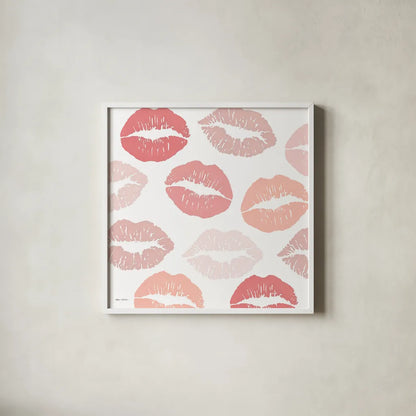 Wake Up and Make Up III by Marco Fabiano. Shown in a crisp white glass frame for a clean and minimalist style. Available as an archival giclee rolled canvas, fine art paper, or poster print. SKU 46224a.