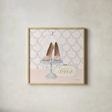 Wedding Glamour II by Marco Fabiano. Shown in a natural wood glass frame for a timeless modern aesthetic. Available as an archival giclee rolled canvas, fine art paper, or poster print. SKU 39380a.