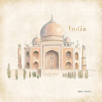 World Trekker IV by Marco Fabiano. SKU 37230a. Archival Giclee Fine art print for wall decor.