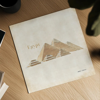 World Trekker IX by Marco Fabiano. Shown as a detailed flat fine art print, highlighting archival giclee quality. Available as an archival giclee rolled canvas, fine art paper, or poster print. SKU 37235a.