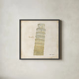 World Trekker VII by Marco Fabiano. Shown in a sleek black glass frame for a contemporary gallery look. Available as an archival giclee rolled canvas, fine art paper, or poster print. SKU 37233a.