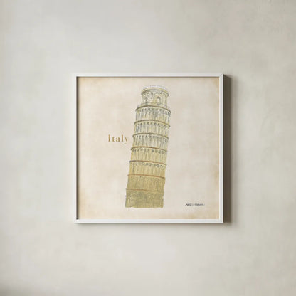 World Trekker VII by Marco Fabiano. Shown in a crisp white glass frame for a clean and minimalist style. Available as an archival giclee rolled canvas, fine art paper, or poster print. SKU 37233a.