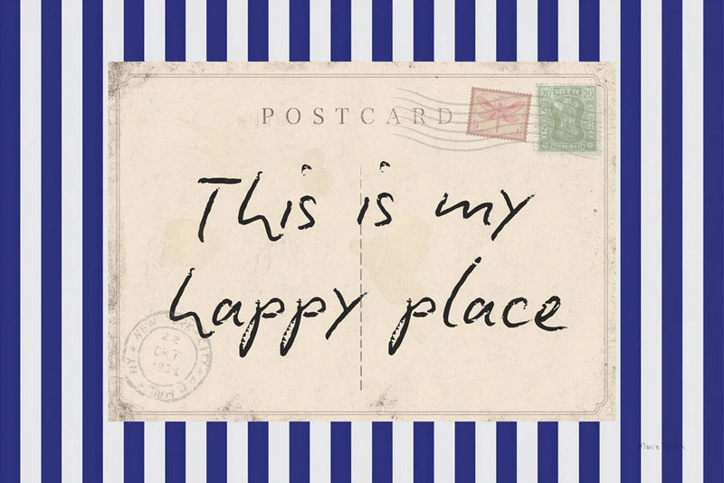 Happy Place Postcard by Maria Titan