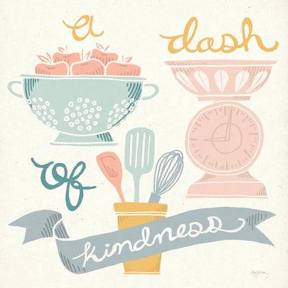 A Dash of Kindness Pastel by Mary Urban. SKU 56992a. Archival Giclee Fine art print for wall decor.
