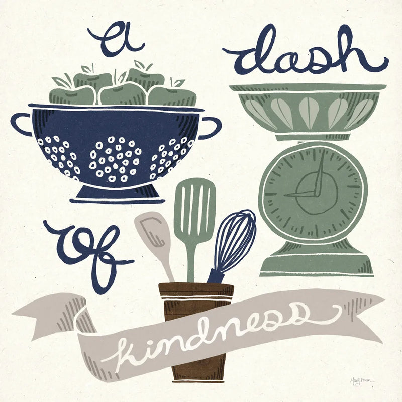 A Dash of Kindness Winter by Mary Urban. SKU 62317a. Archival Giclee Fine art print for wall decor.