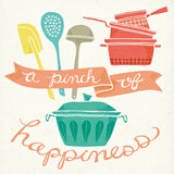 A Pinch of Happiness by Mary Urban. SKU 25577a. Archival Giclee Fine art print for wall decor.