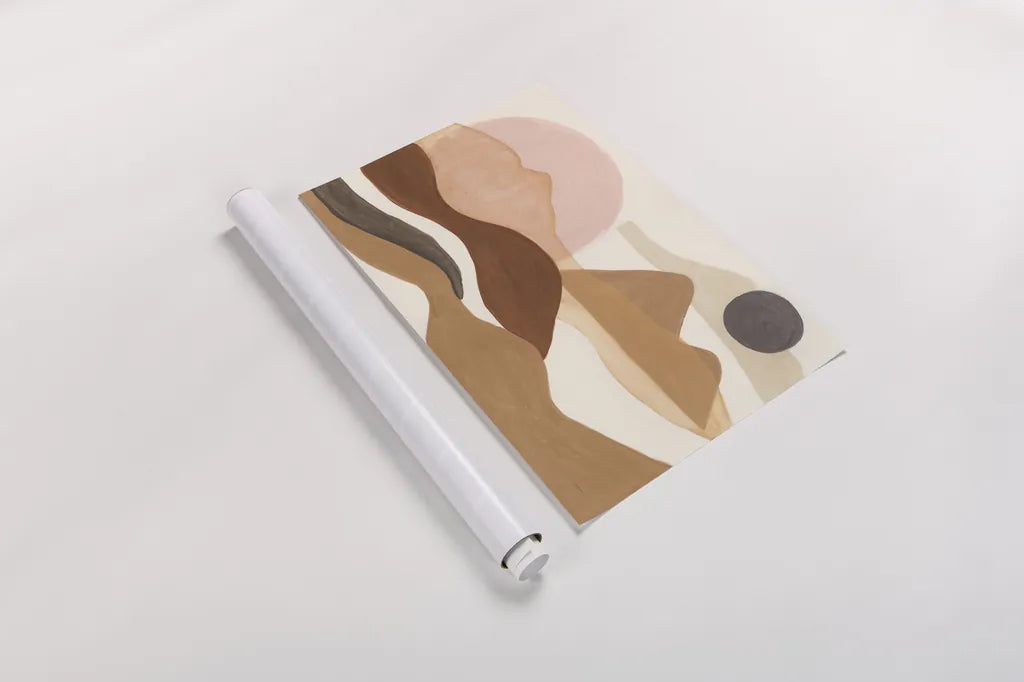 Adobe Boho by Mary Urban. shown as a rolled paper print. Available as archival giclee rolled canvas, fine art paper, or poster print. SKU 59882i.