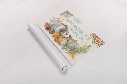 Autumn Friends I by Mary Urban. shown as a rolled paper print. Available as archival giclee rolled canvas, fine art paper, or poster print. SKU 49830i.