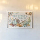 Autumn Friends I by Mary Urban. shown as a paper print in a black flame. Available as a archival giclee rolled canvas, fine art paper, or poster print. SKU 49830i.