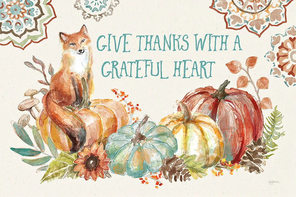 Autumn Friends II by Mary Urban. SKU 49831i. Archival Giclee Fine art print for wall decor.