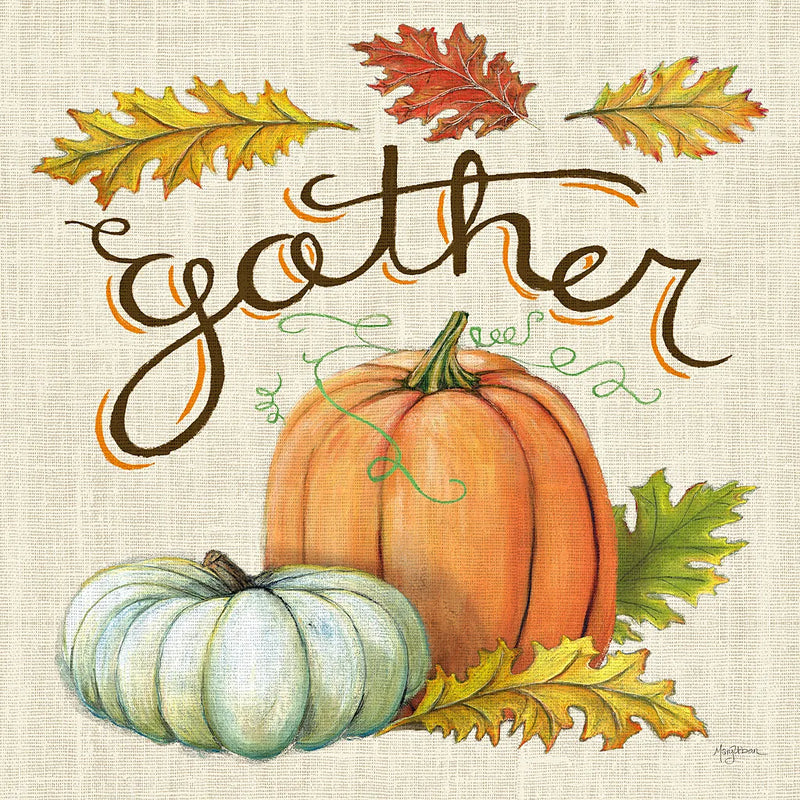 Autumn Harvest III Linen by Mary Urban. SKU 47592a. Archival Giclee Fine art print for wall decor.