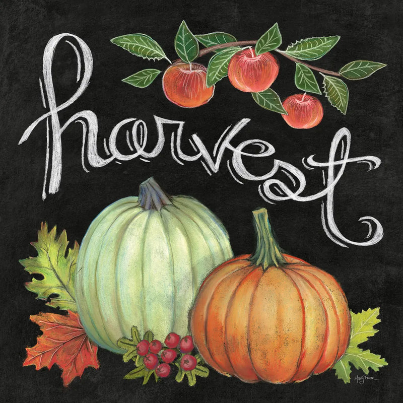Autumn Harvest IV Square by Mary Urban. SKU 33116a. Archival Giclee Fine art print for wall decor.