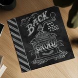 Back to the Grind by Mary Urban. Shown as a detailed flat fine art print, highlighting archival giclee quality. Available as an archival giclee rolled canvas, fine art paper, or poster print. SKU 19839a.