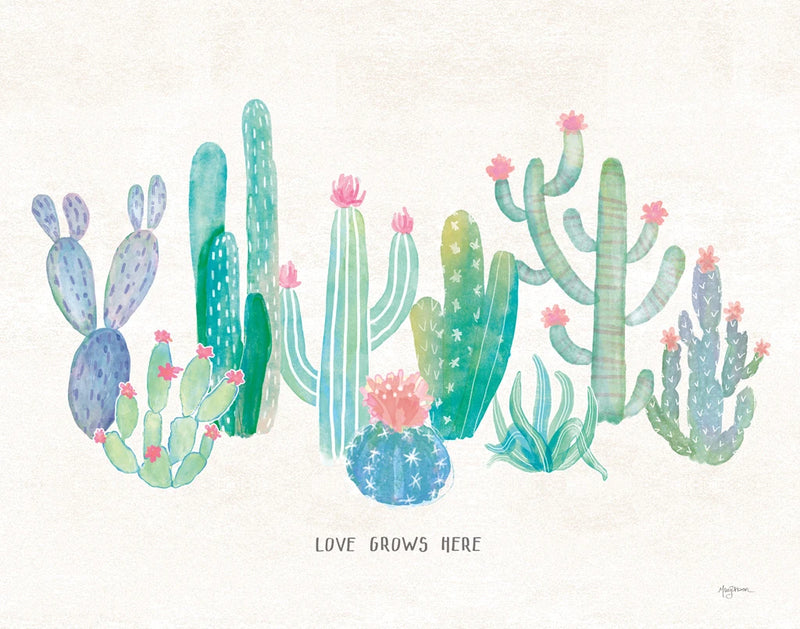 Bohemian Cactus I Love by Mary Urban