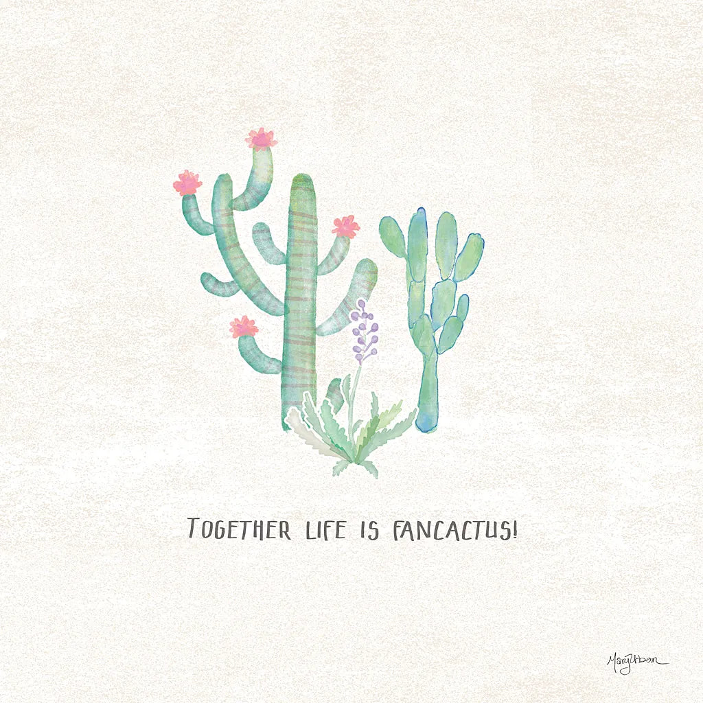 Bohemian Cactus VIII by Mary Urban. SKU 46238a. Archival Giclee Fine art print for wall decor.