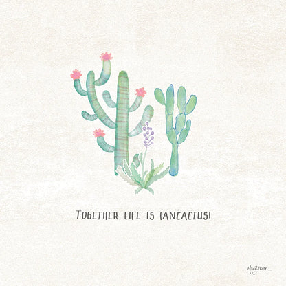 Bohemian Cactus VIII by Mary Urban. SKU 46238a. Archival Giclee Fine art print for wall decor.