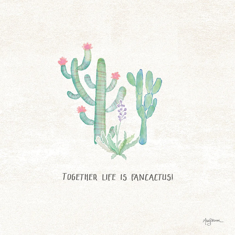 Bohemian Cactus VIII by Mary Urban. SKU 46238a. Archival Giclee Fine art print for wall decor.