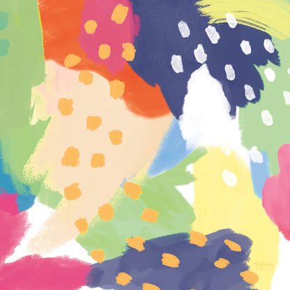 Bright Life II Blue Green Crop by Mary Urban. SKU 52118a. Archival Giclee Fine art print for wall decor.