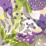 Bright Life III Purple Yellow Line Crop by Mary Urban. SKU 37503a. Archival Giclee Fine art print for wall decor.