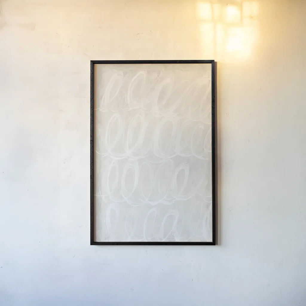 Calming Thoughts II by Mary Urban. shown as a paper print in a black flame. Available as a archival giclee rolled canvas, fine art paper, or poster print. SKU 84411h.