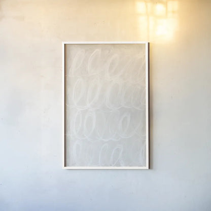 Calming Thoughts II by Mary Urban. shown as a paper print in a white frame. Available as a archival giclee rolled canvas, fine art paper, or poster print. SKU 84411h.