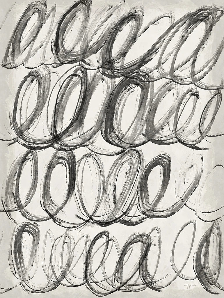 Calming Thoughts II Black by Mary Urban